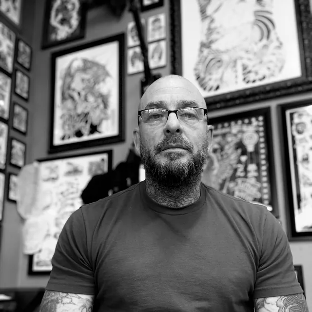 Dave Woodard in The Chair