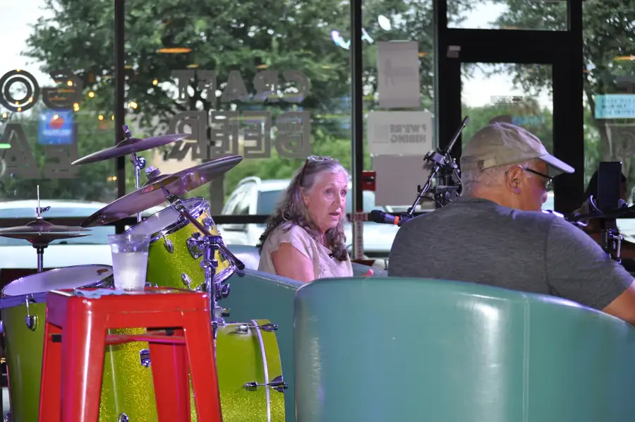 A guest tells her story during The Chair.